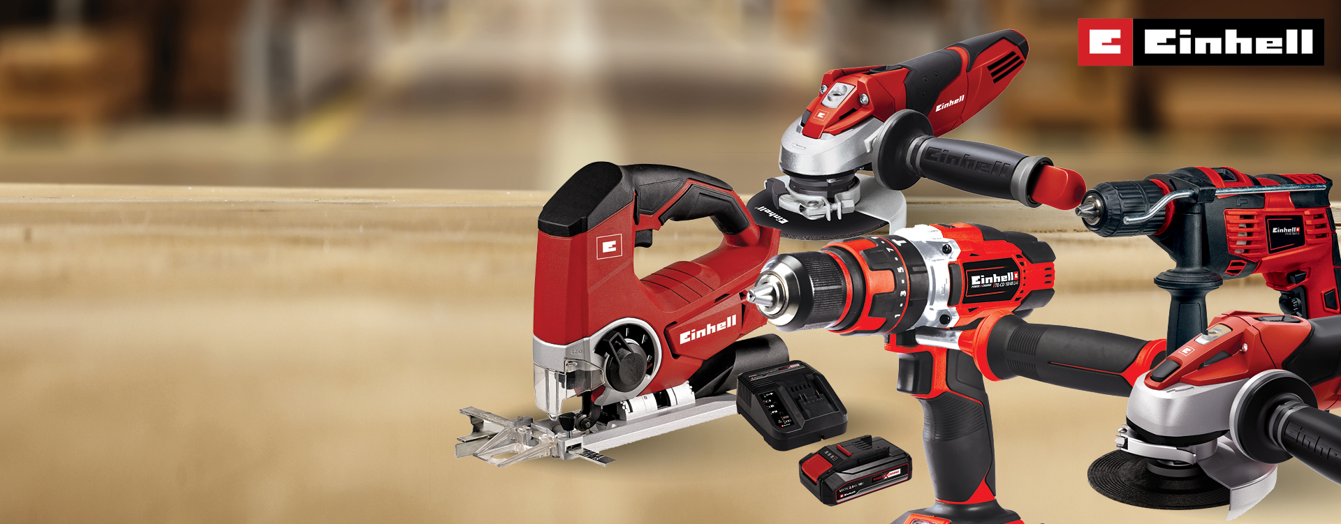 THE EINHELL RANGE. Setting new standards in performance for all your DIY projects.